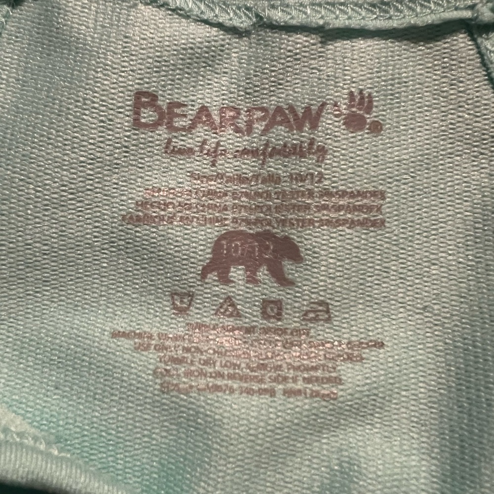 Bearpaw Women's Size 10/12 Mint Green Jumpsuit Athleisure Casual - Picture 4 of 4